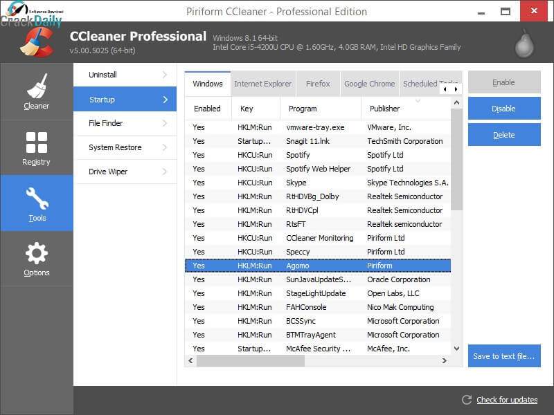 CCleaner Pro Screenshot 1