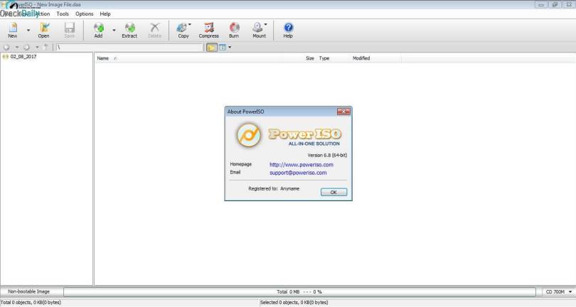 PowerISO Screenshot 1