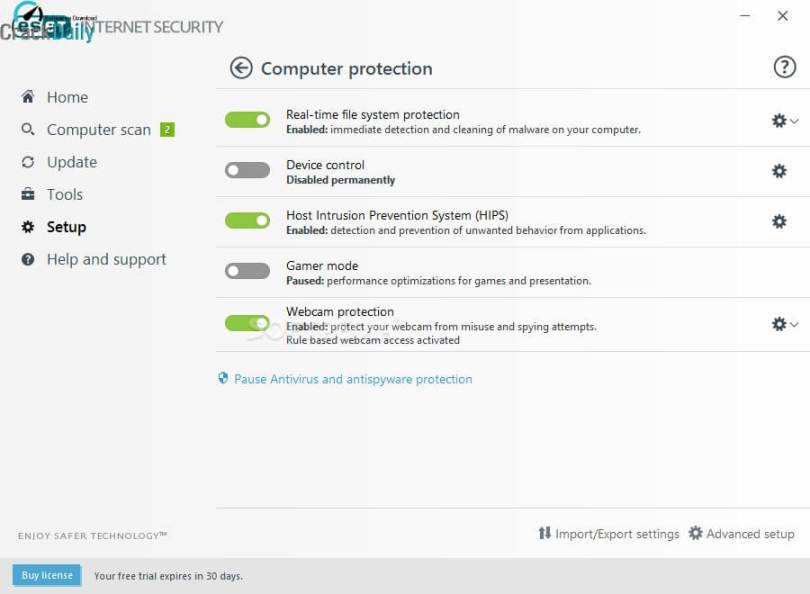 ESET Internet Security Screenshot