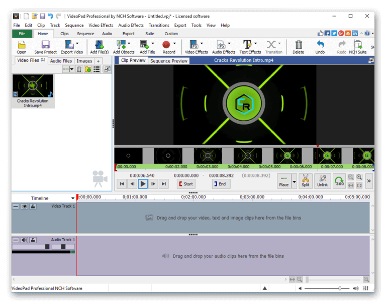 NCH videopad Video Editor Professional Crack