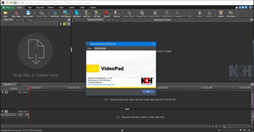 NCH videopad Video Editor Professional Crack