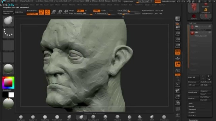 Pixologic Zbrush Screenshot