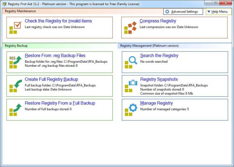 Registry First Aid Platinum Activation