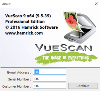 VueScan PRO license key for activation