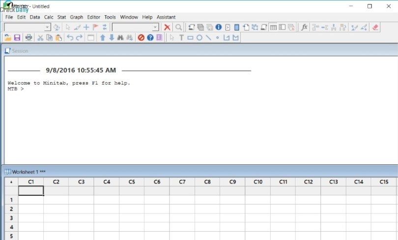 Minitab Screenshot