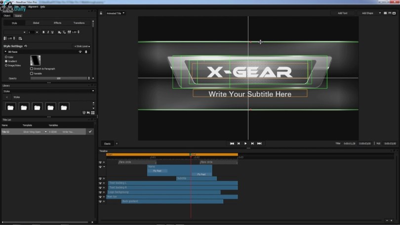 NewBlueFX Titler Pro Ultimate Crack Full Key Free Download