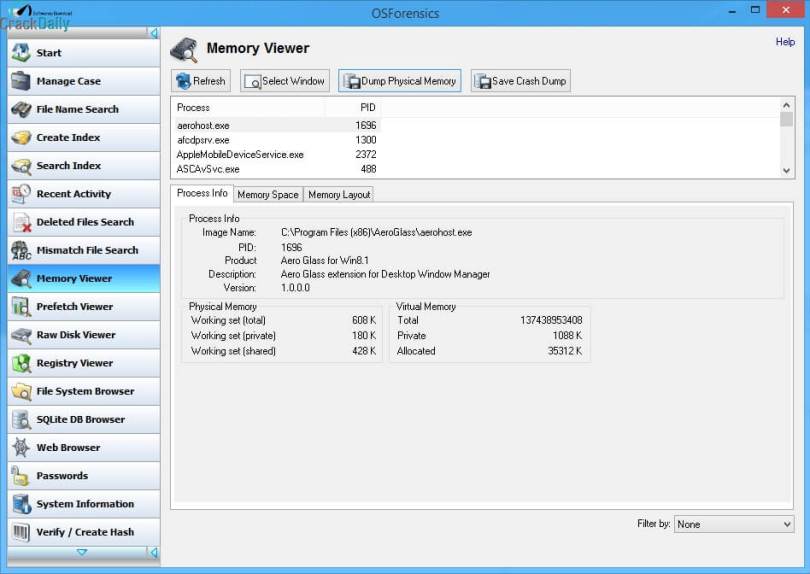 PassMark OSForensics Professional Screenshot