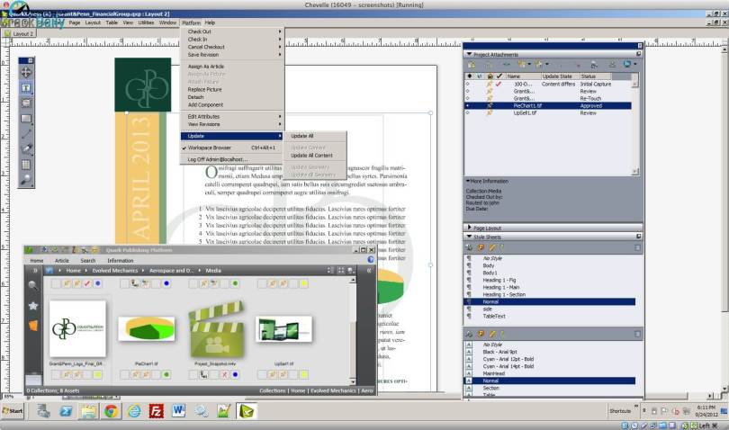 QuarkXPress Screenshot