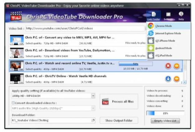 ChrisPC VideoTube Downloader Pro Crack