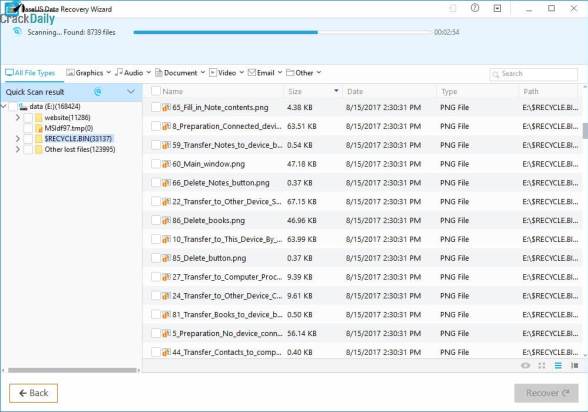 EaseUS Data Recovery Screenshot 1