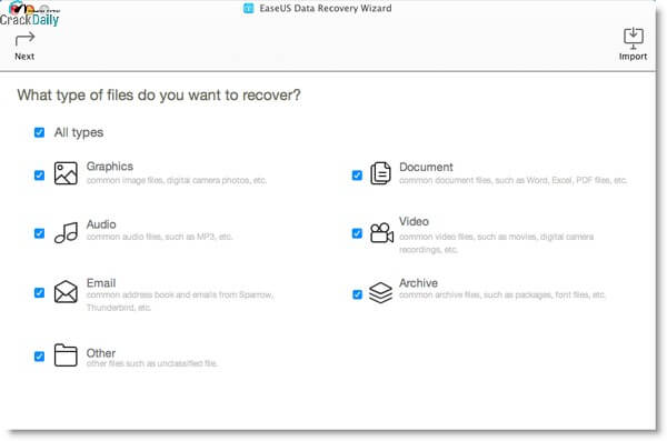 EaseUS Data Recovery Screenshot 2