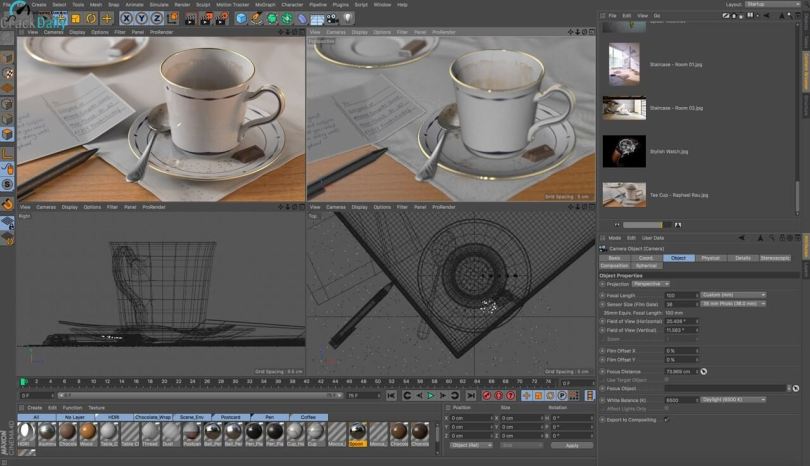 Maxon CINEMA 4D Studio Cracked Screenshot