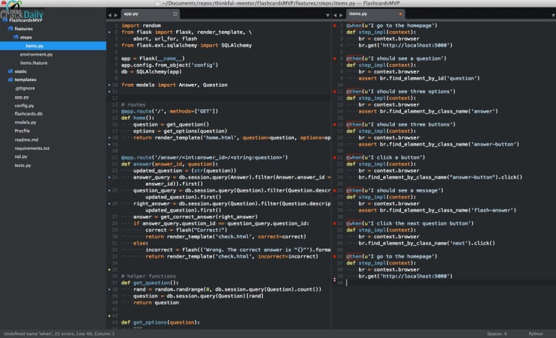 Sublime Text Screenshot