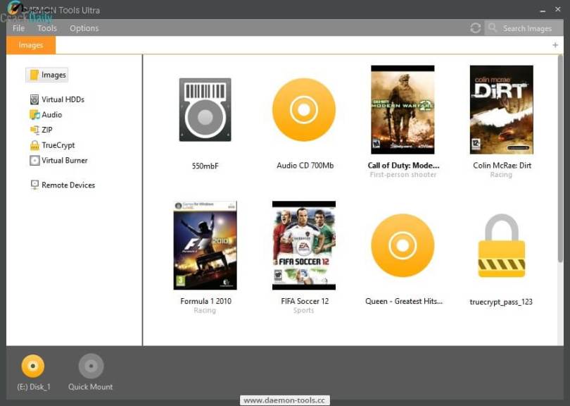 DAEMON Tools Ultra Screenshot